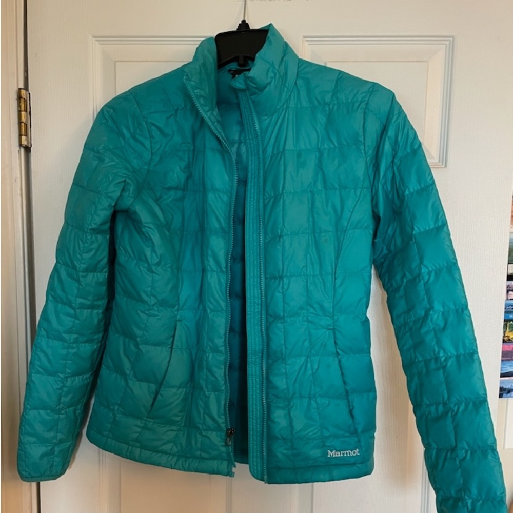 Marmot Women's Teal Puffer Jacket